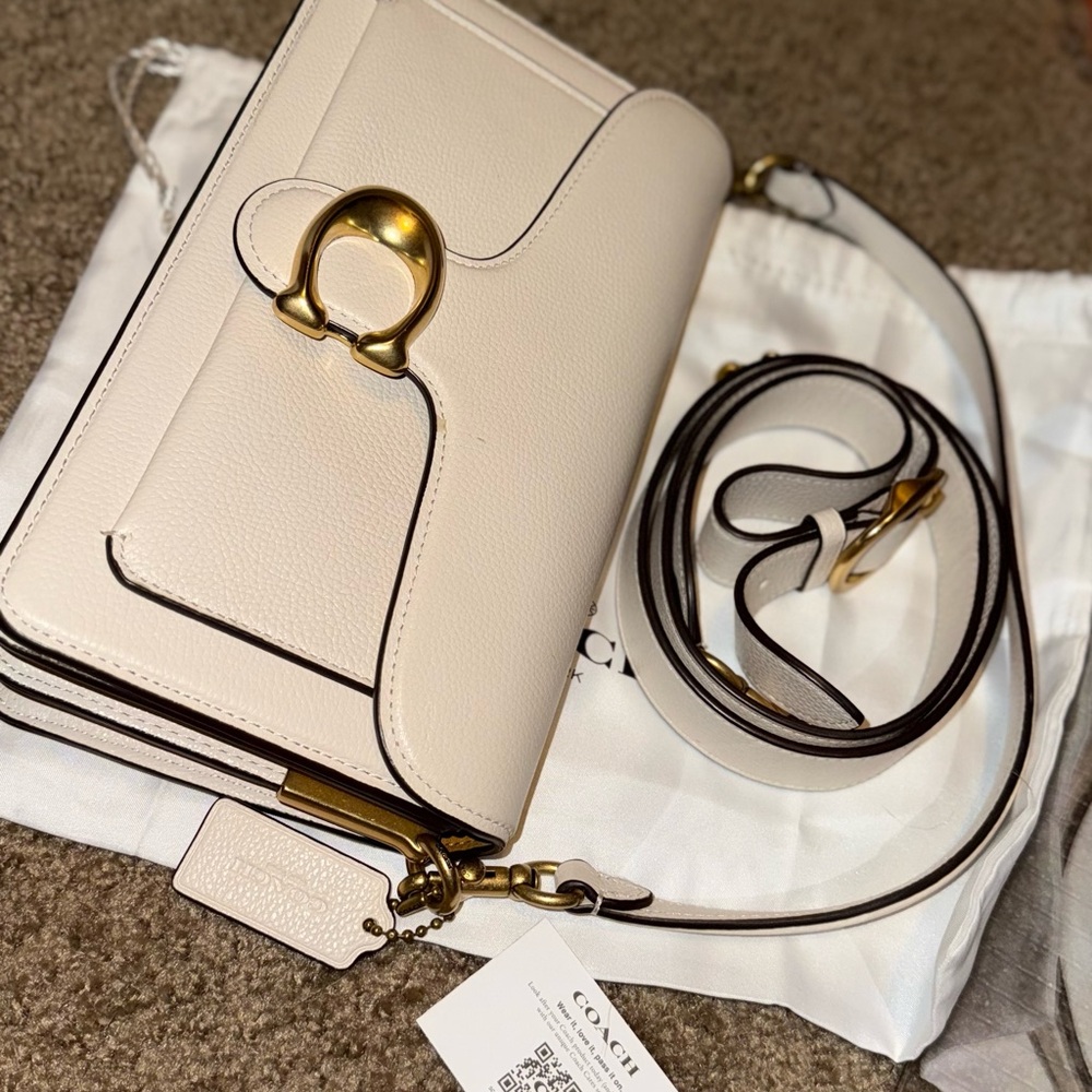 Coach Cream Tabby 26 Bag with Gold Hardware